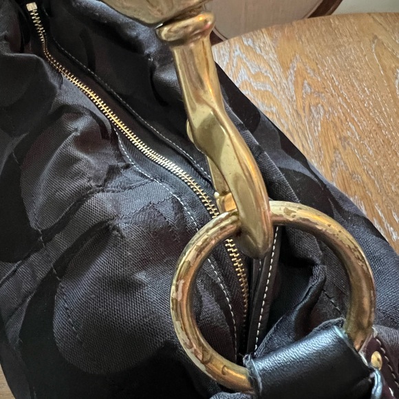 Black Coach Purse & Wallet with Dustbag ❤️ - Picture 9 of 16